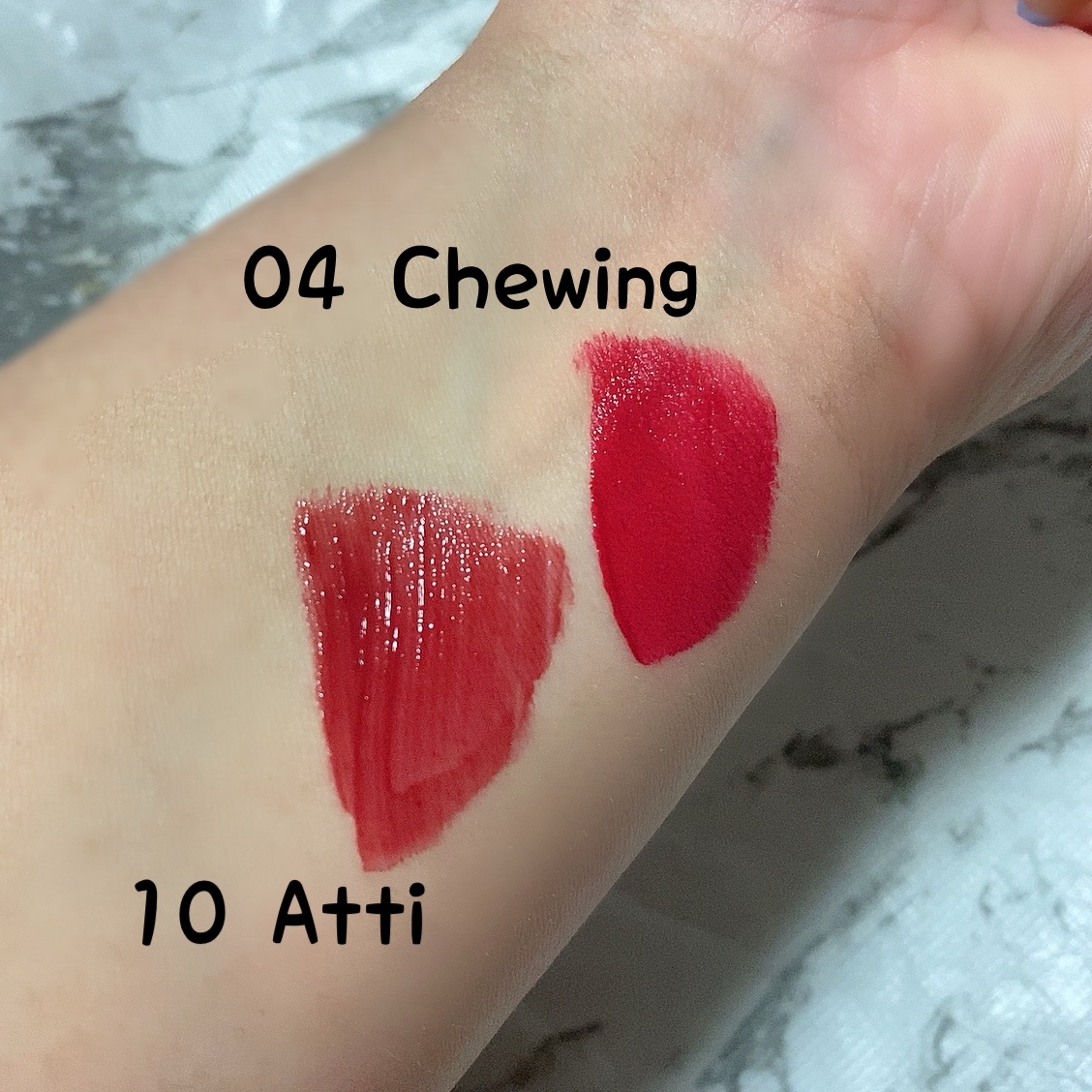 Soak Tattoo Tint 10 アティ/フォレンコス/リップグロスを使ったクチコミ（2枚目）