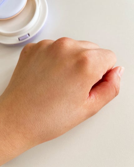 パンテノールバリアクッション/COSNORI/クッションファンデーションを使ったクチコミ(4枚目)