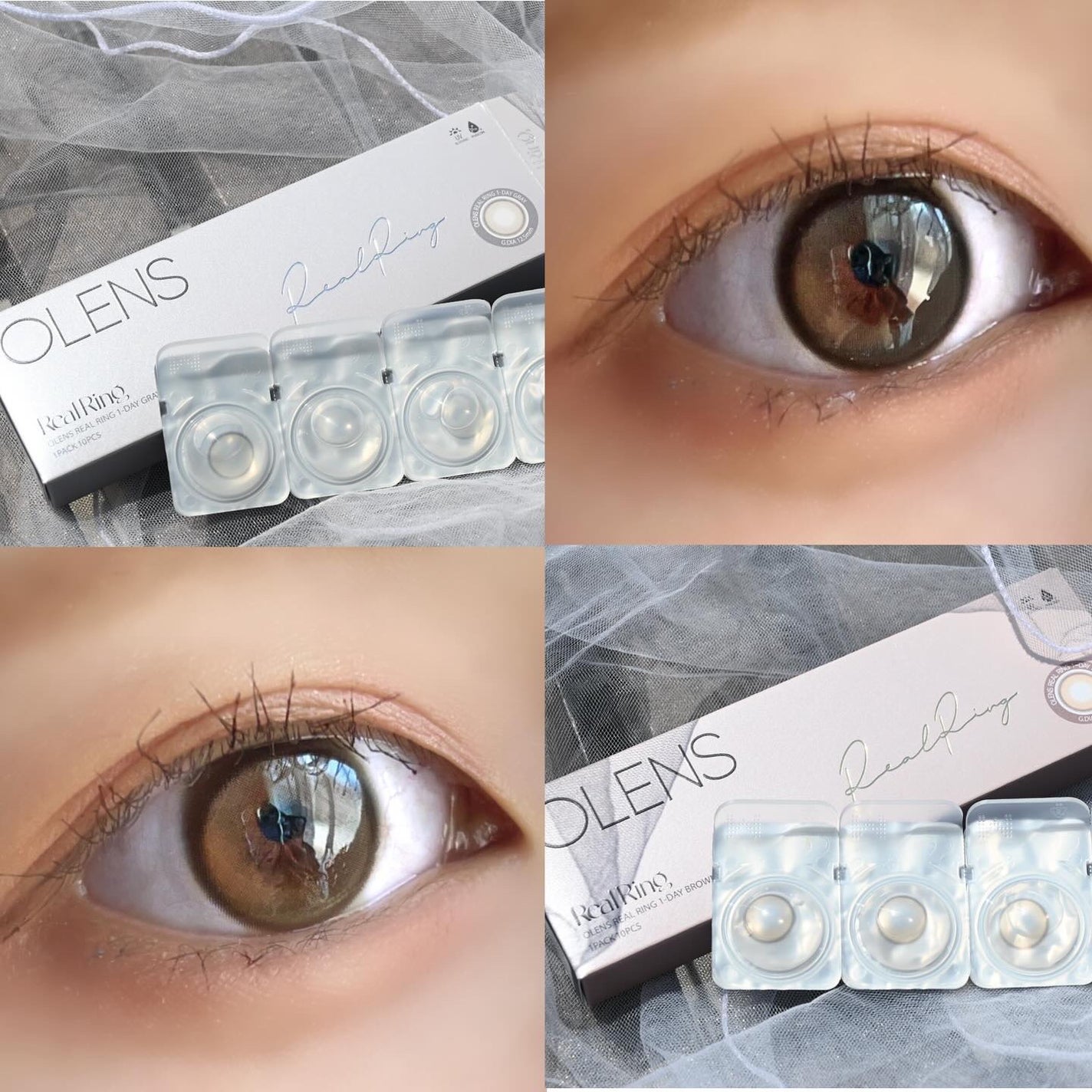 Real Ring 1day/OLENS/ワンデー(1DAY)カラコンを使ったクチコミ(5枚目)
