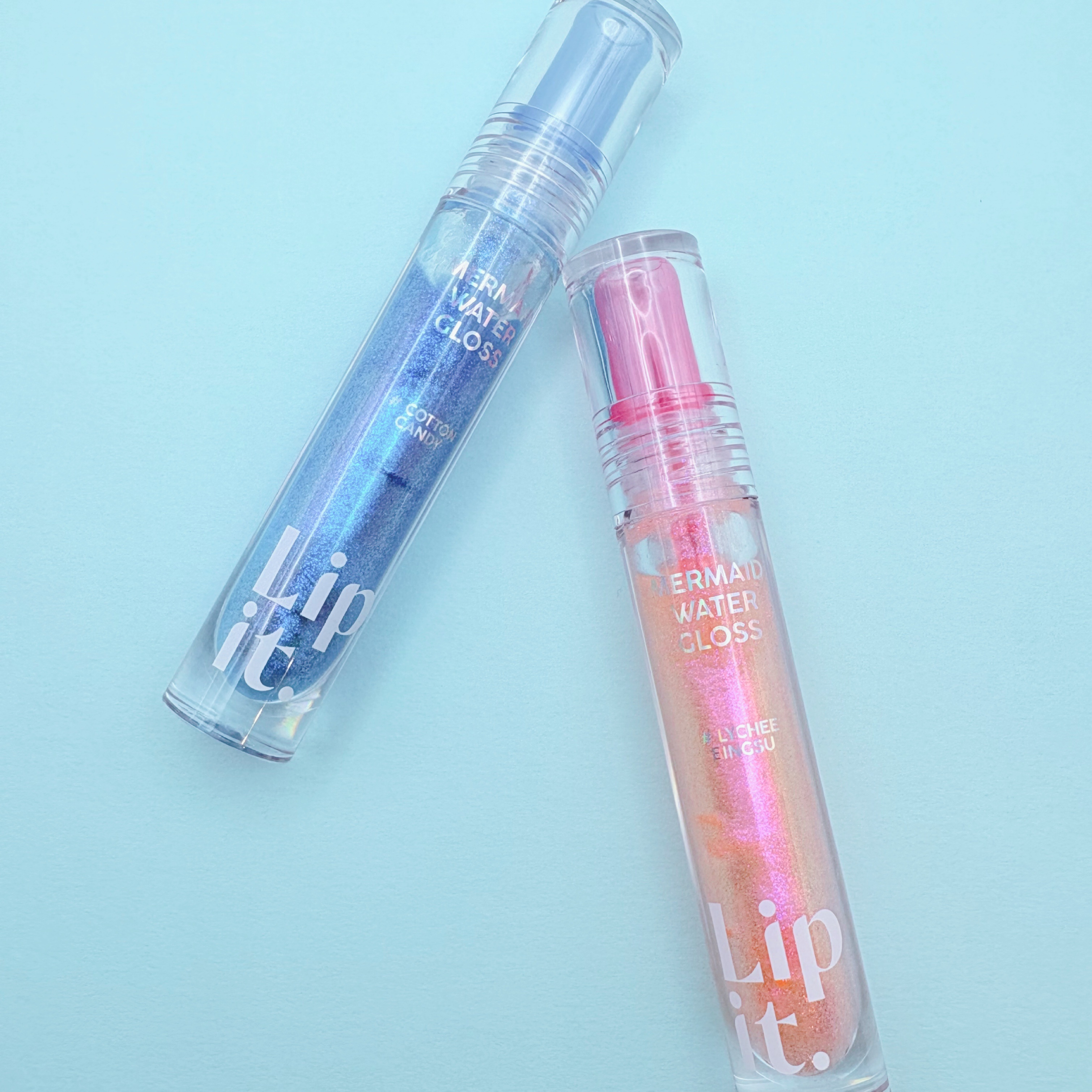 マーメイドウォーターグロス/Lipit./リップグロスを使ったクチコミ（2枚目）
