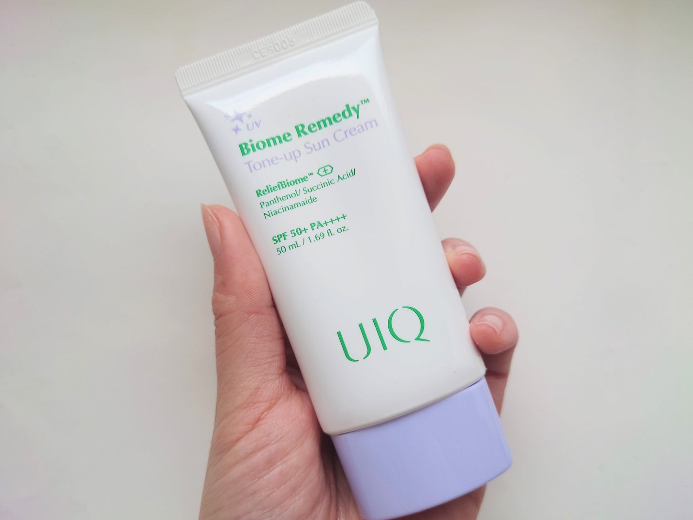 バイオームレメディパープルトーンアップUVクリーム/UIQ/日焼け止めクリームを使ったクチコミ(7枚目)