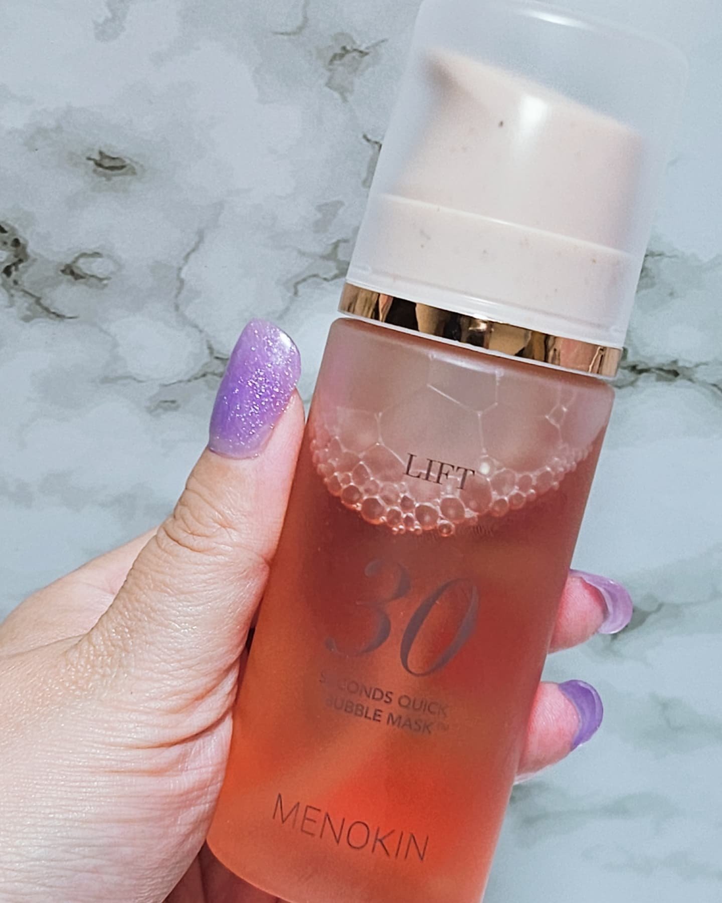 30秒クイックバブルマスク95ml リフト/MENOKIN/シートマスク・パックを使ったクチコミ（2枚目）