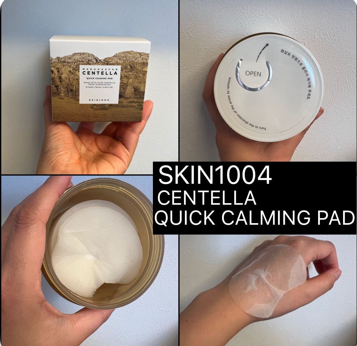 センテラ クイックカーミングパッド/SKIN1004/トナーパッドを使ったクチコミ（1枚目）