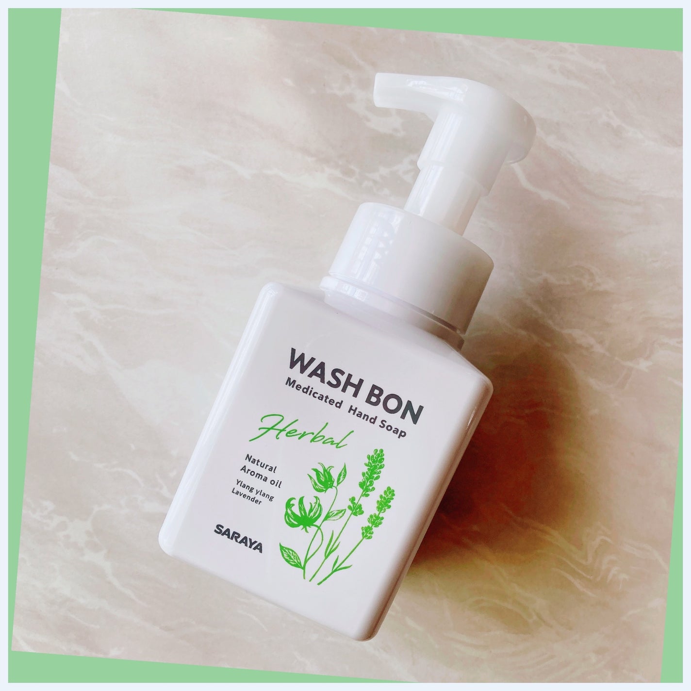 ウォシュボン ハーバル薬用ハンドソープ/サラヤ/ハンドソープを使ったクチコミ(2枚目)