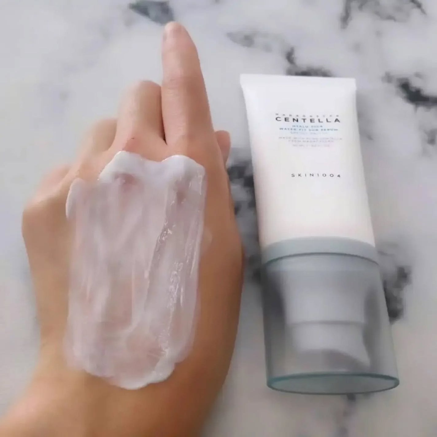 ヒアルーシカ ウォーターフィット サンセラム/SKIN1004/日焼け止めローションを使ったクチコミ(6枚目)