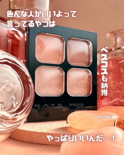ケイト ポッピングシルエットシャドウ/KATE/アイシャドウパレットを使ったクチコミ(8枚目)