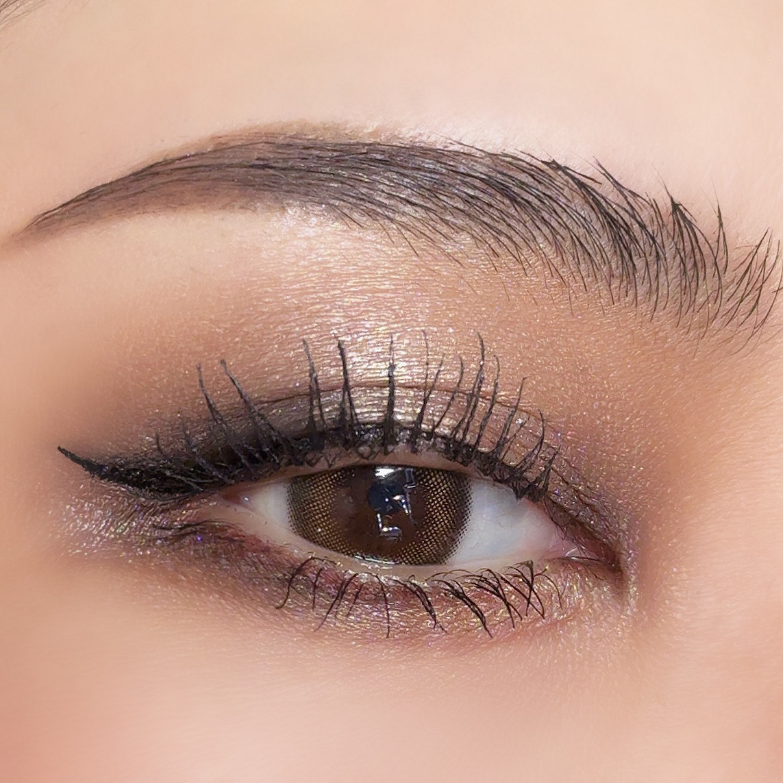 コネクト イン カラー アイシャドウ パレット × 12 アンフィルタード ヌーズ/M・A・C/アイシャドウパレットを使ったクチコミ（3枚目）