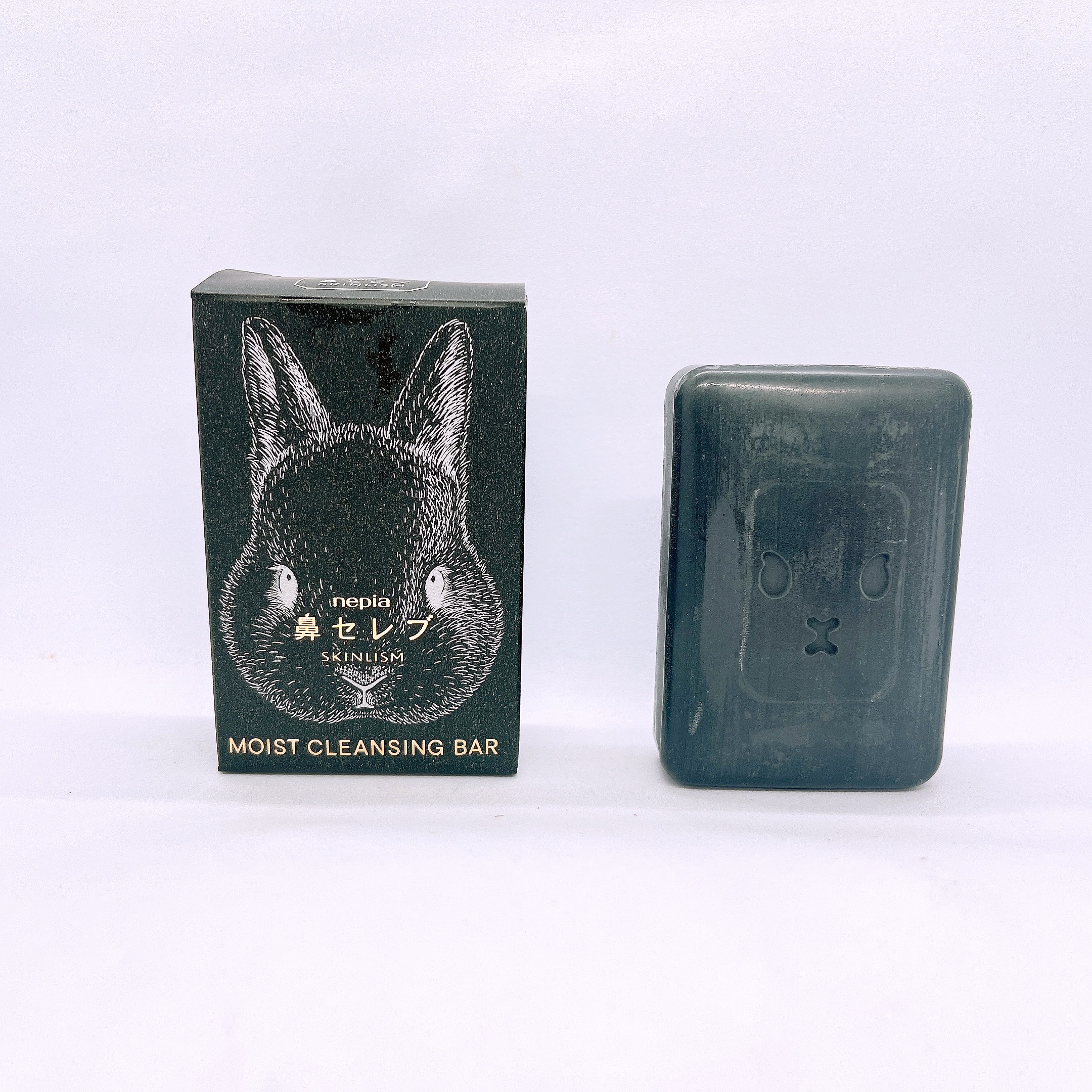 nepia 鼻セレブ モイストクレンジングバー 4個セット 鼻セレブ SKINLISM MOIST CLEANSING BAR（黒）＋鼻セレブ洗顔