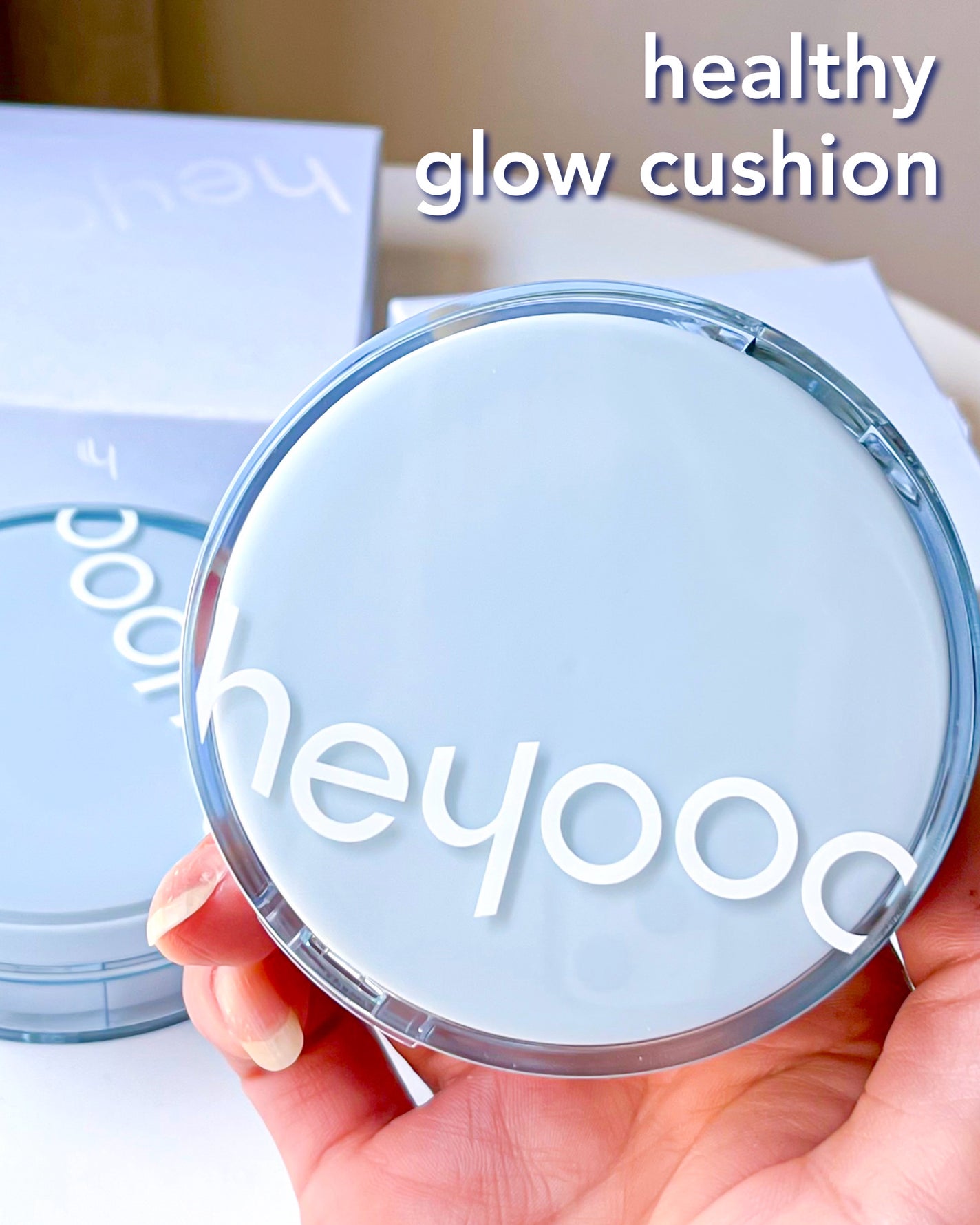 ヘルシーグロウクッション/heyooo/クッションファンデーションを使ったクチコミ(9枚目)