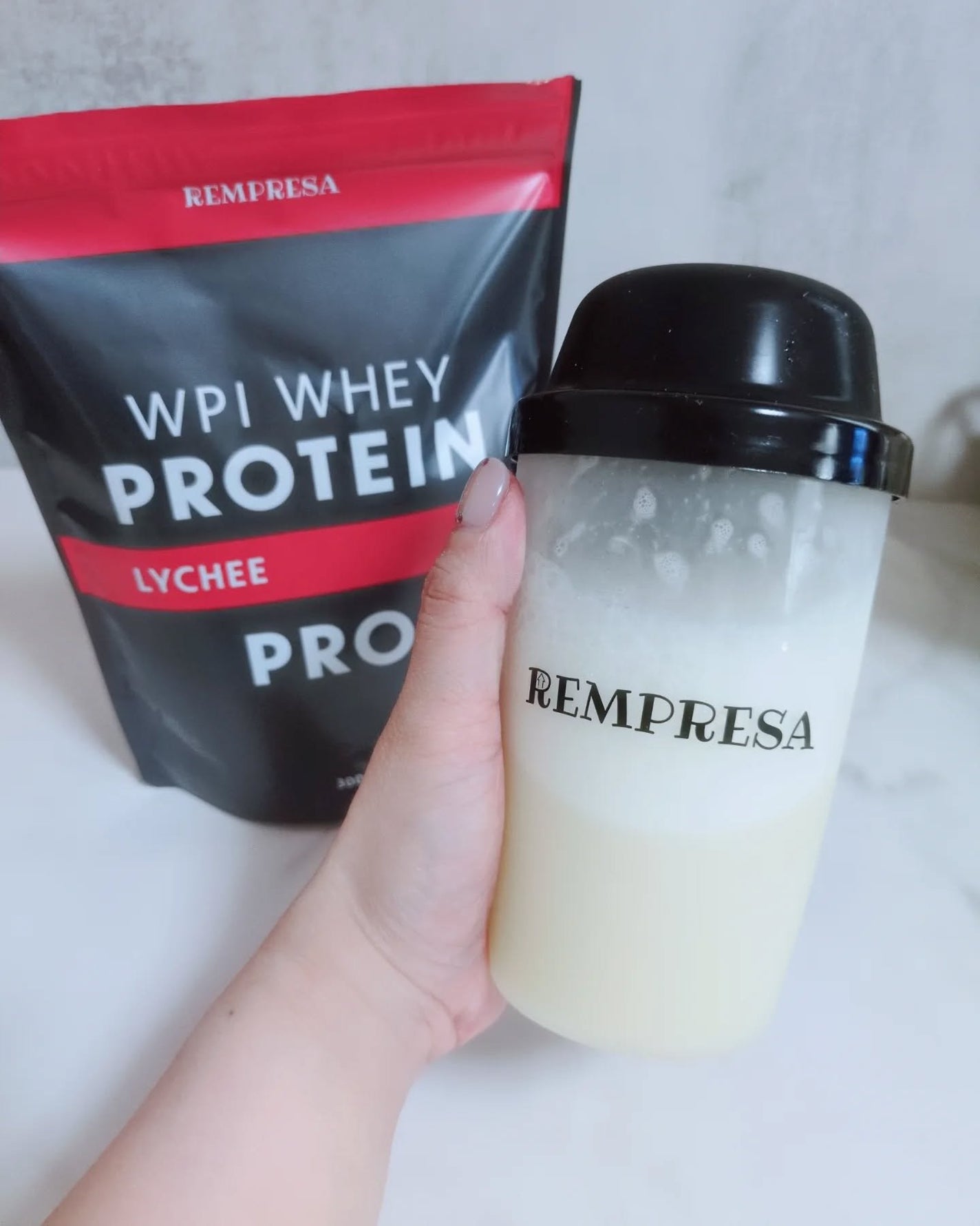 REMPRESA PRO WPI ホエイプロテイン ライチ味/REMPRESA/ホエイプロテインを使ったクチコミ(4枚目)