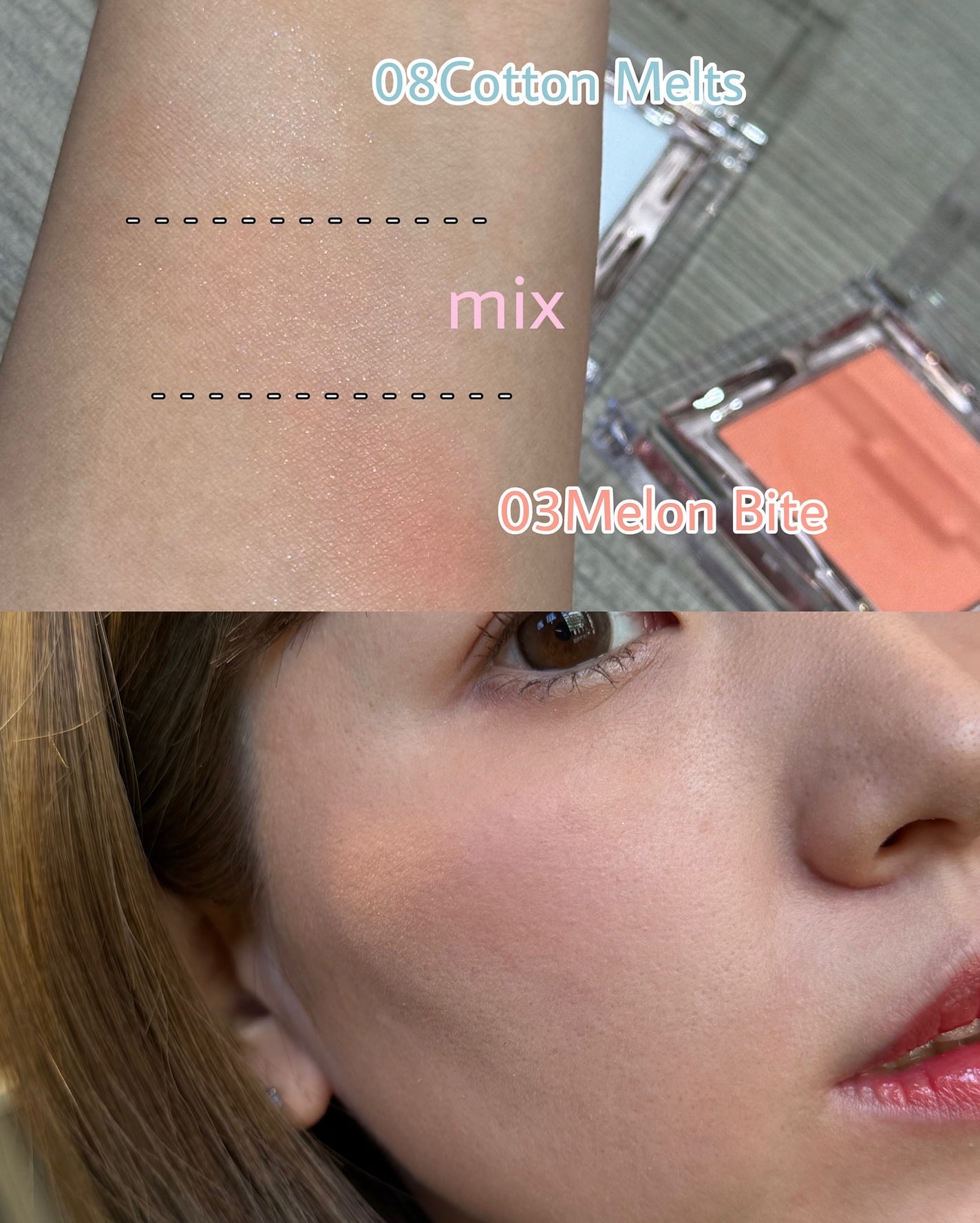 ベイクドブラッシュ/Glint/パウダーチークを使ったクチコミ(2枚目)