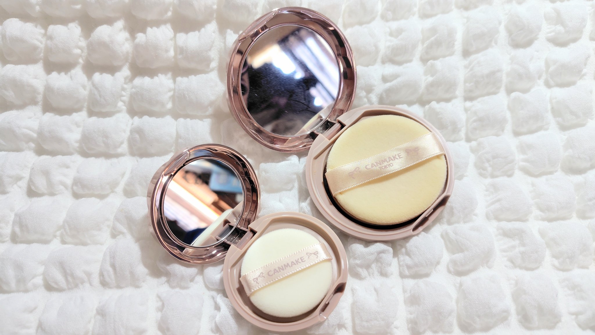 マシュマロフィニッシュパウダー/キャンメイク/プレストパウダーを使ったクチコミ（2枚目）