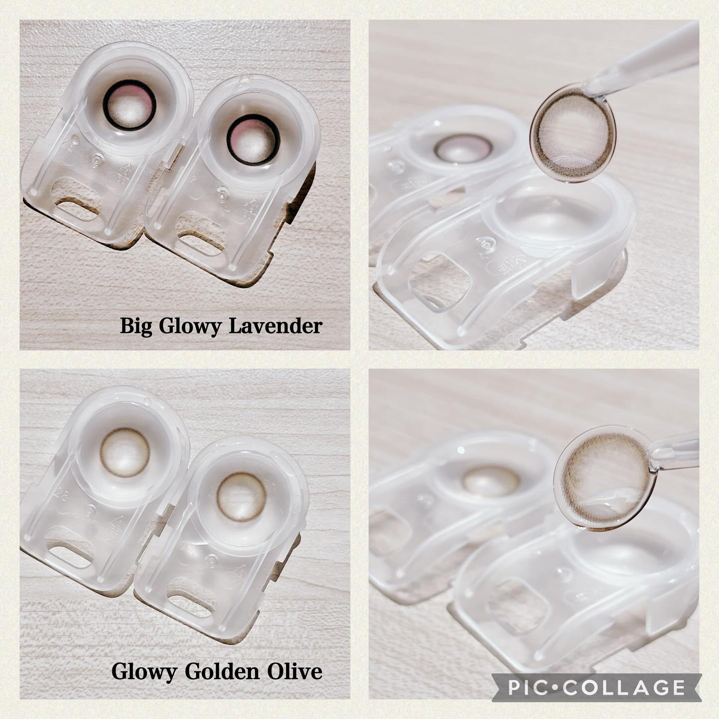 Glowy Golden Olive/OLENS/ワンデー（１DAY）カラコンを使ったクチコミ（2枚目）