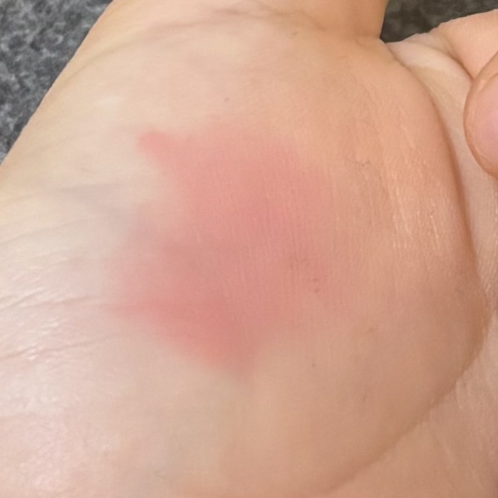 パウダーベルベットティント 01 レアピーチ/AMUSE/リップティントを使ったクチコミ（2枚目）