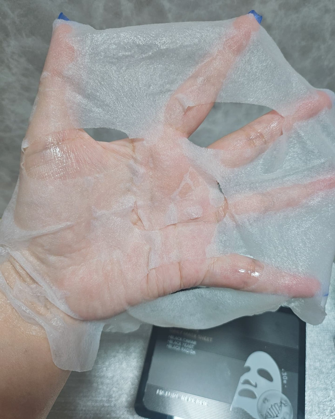 ブラックPDRN デイリーシートマスク/ネイチャーリパブリック/シートマスク・パックを使ったクチコミ(5枚目)