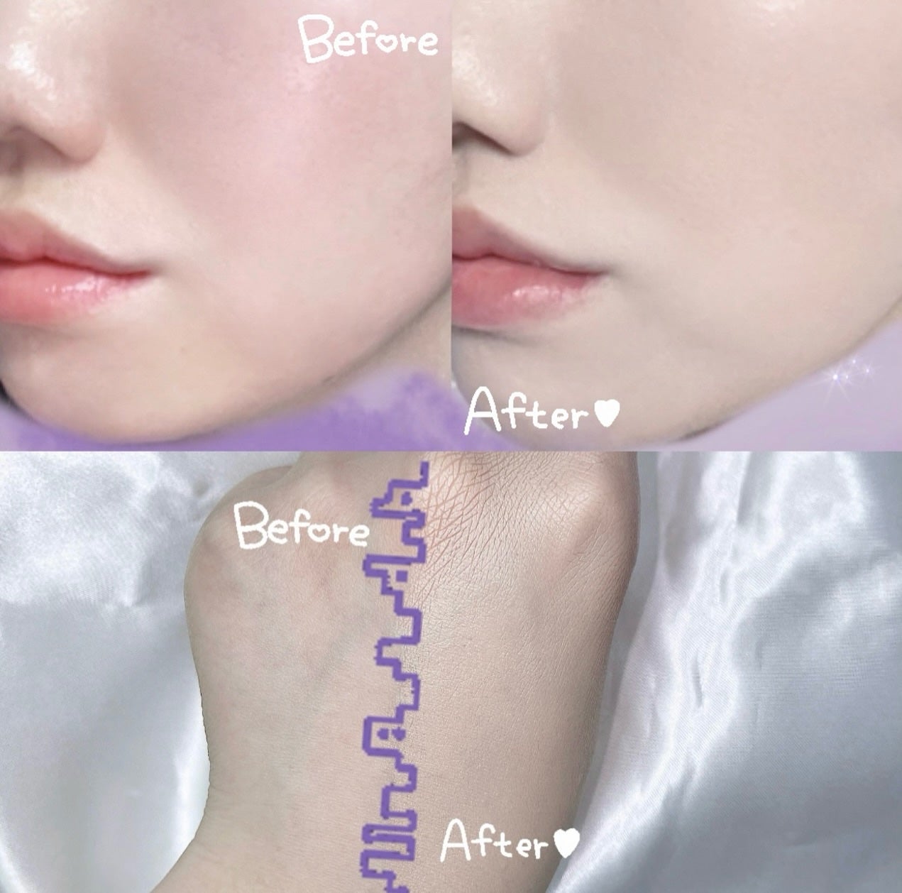 パンテノールバリアクッション/COSNORI/クッションファンデーションを使ったクチコミ(3枚目)