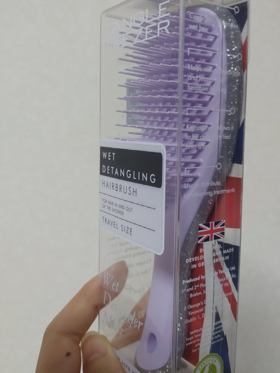 タングルティーザー ザ・アルティメットディタングラー ミニ/TANGLE TEEZER/ヘアブラシを使ったクチコミ(1枚目)