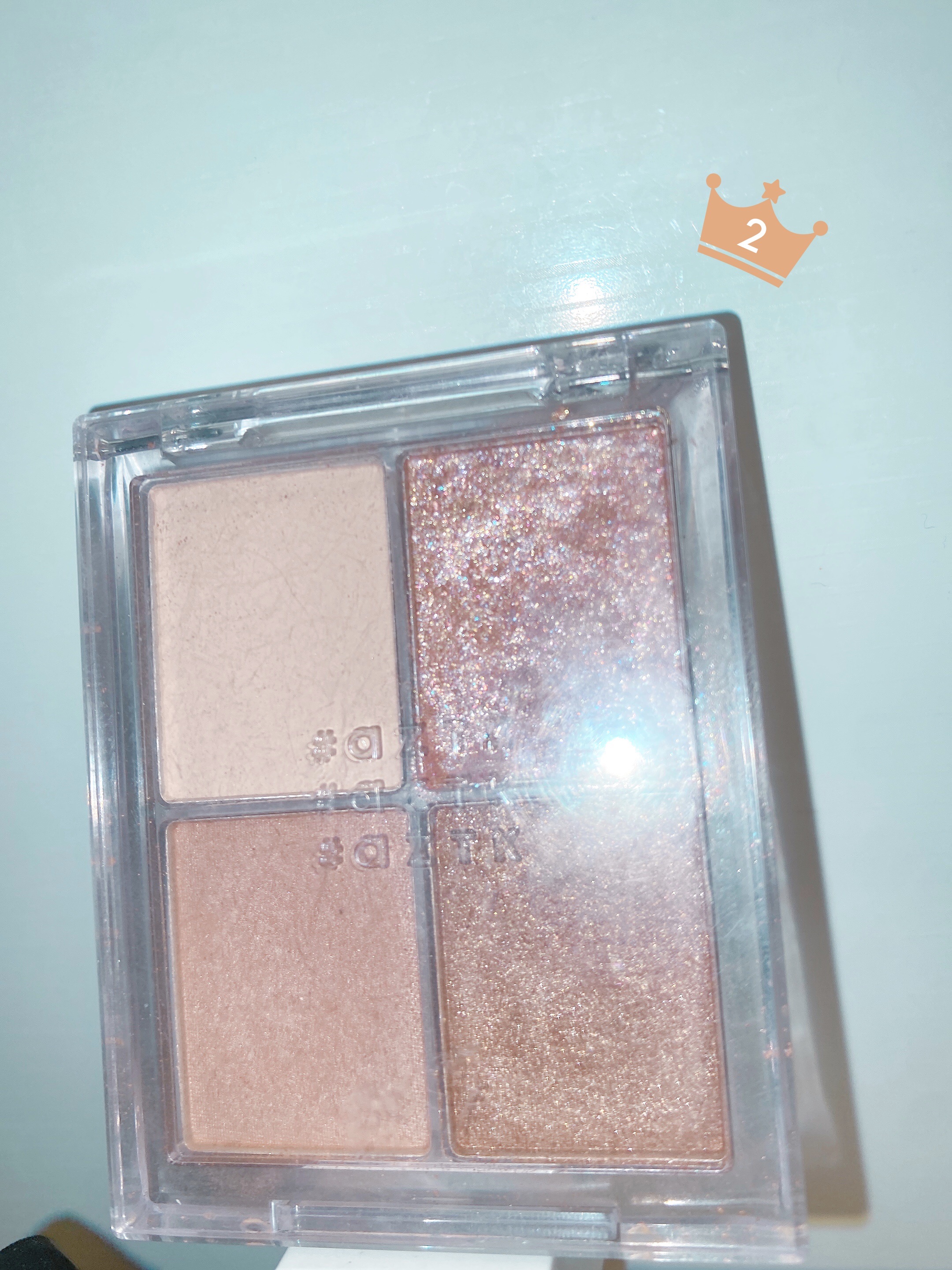 4色アイシャドウパレット/aZTK/アイシャドウパレットを使ったクチコミ（1枚目）