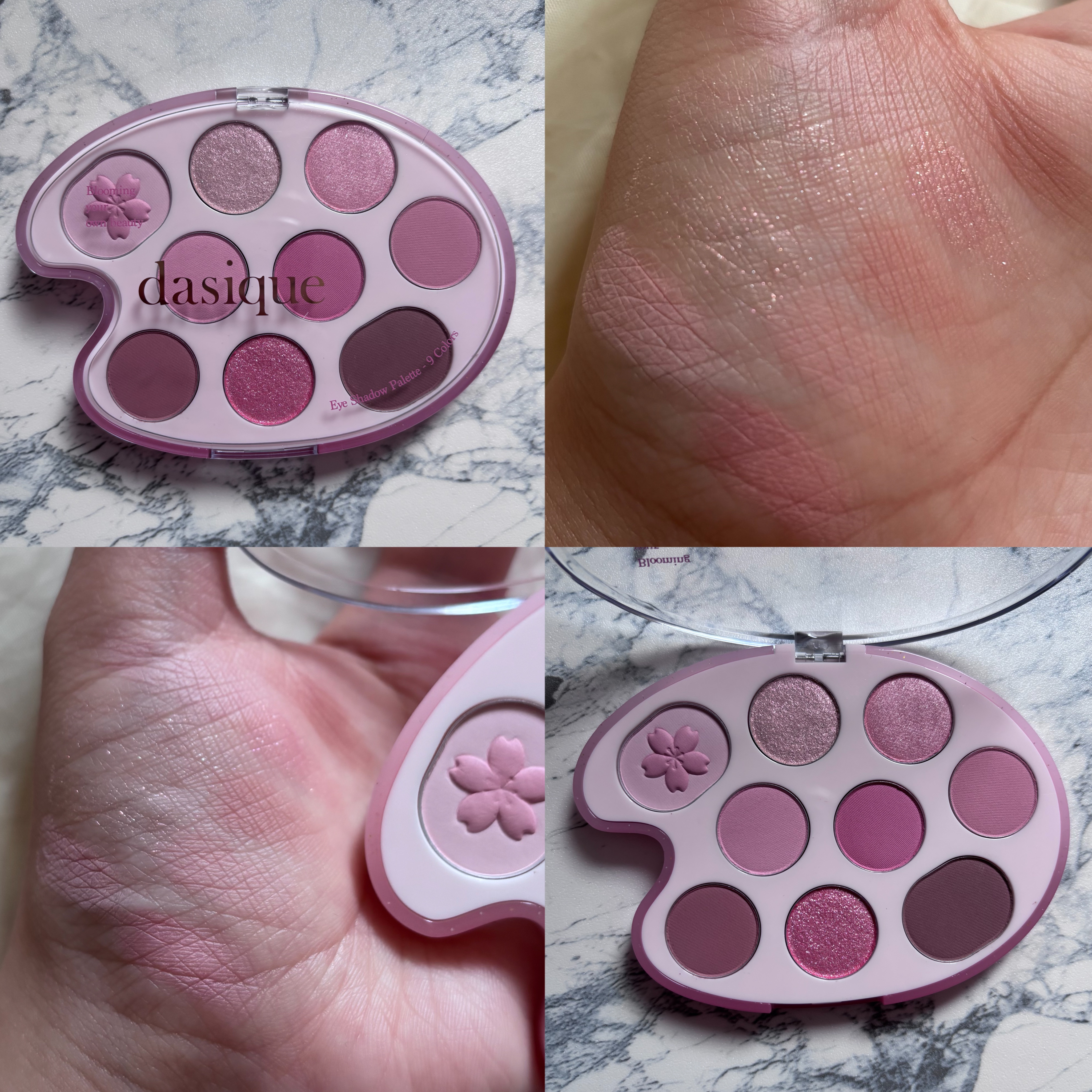 シャドウパレット 30 チェリーブロッサム /dasique/アイシャドウパレットを使ったクチコミ（2枚目）