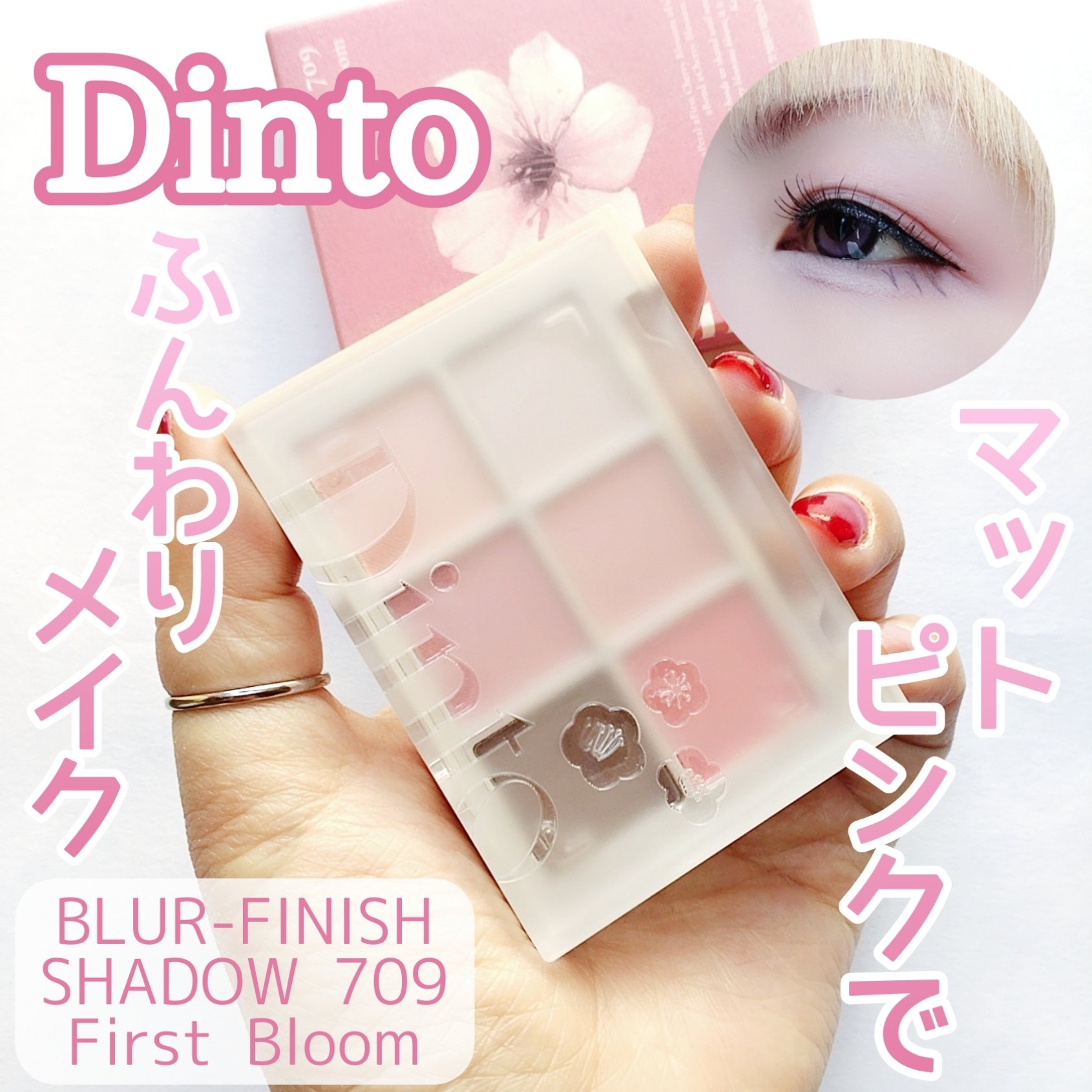 ブラーフィニシュシャドウパレット/Dinto/アイシャドウパレットを使ったクチコミ（1枚目）