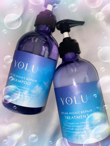 リラックスナイトリペア シャンプー/トリートメント/YOLU/シャンプー・コンディショナーを使ったクチコミ(1枚目)
