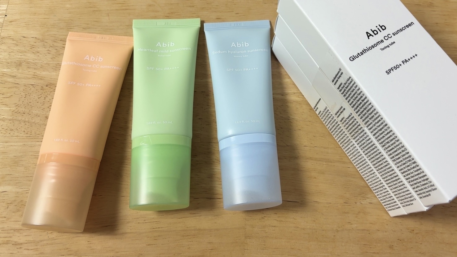 グルタチオンソームCCサンクリームトーニングチューブ/Abib /CCクリームを使ったクチコミ（1枚目）