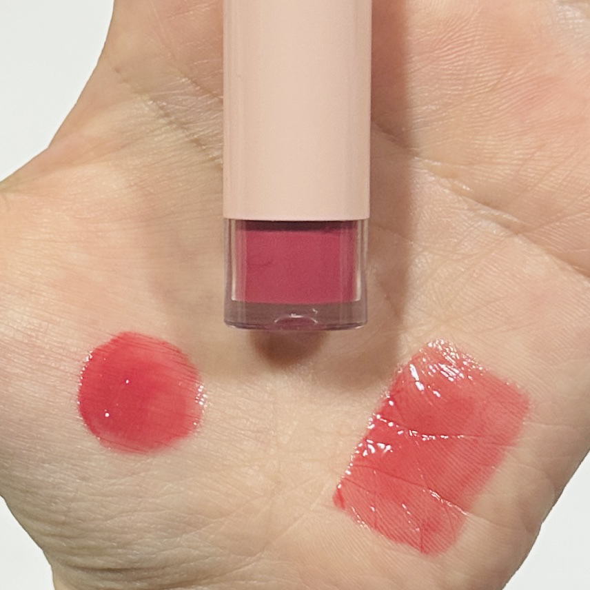 ムードインハンサーウォーターリキッドグロウ/hince/口紅を使ったクチコミ（2枚目）