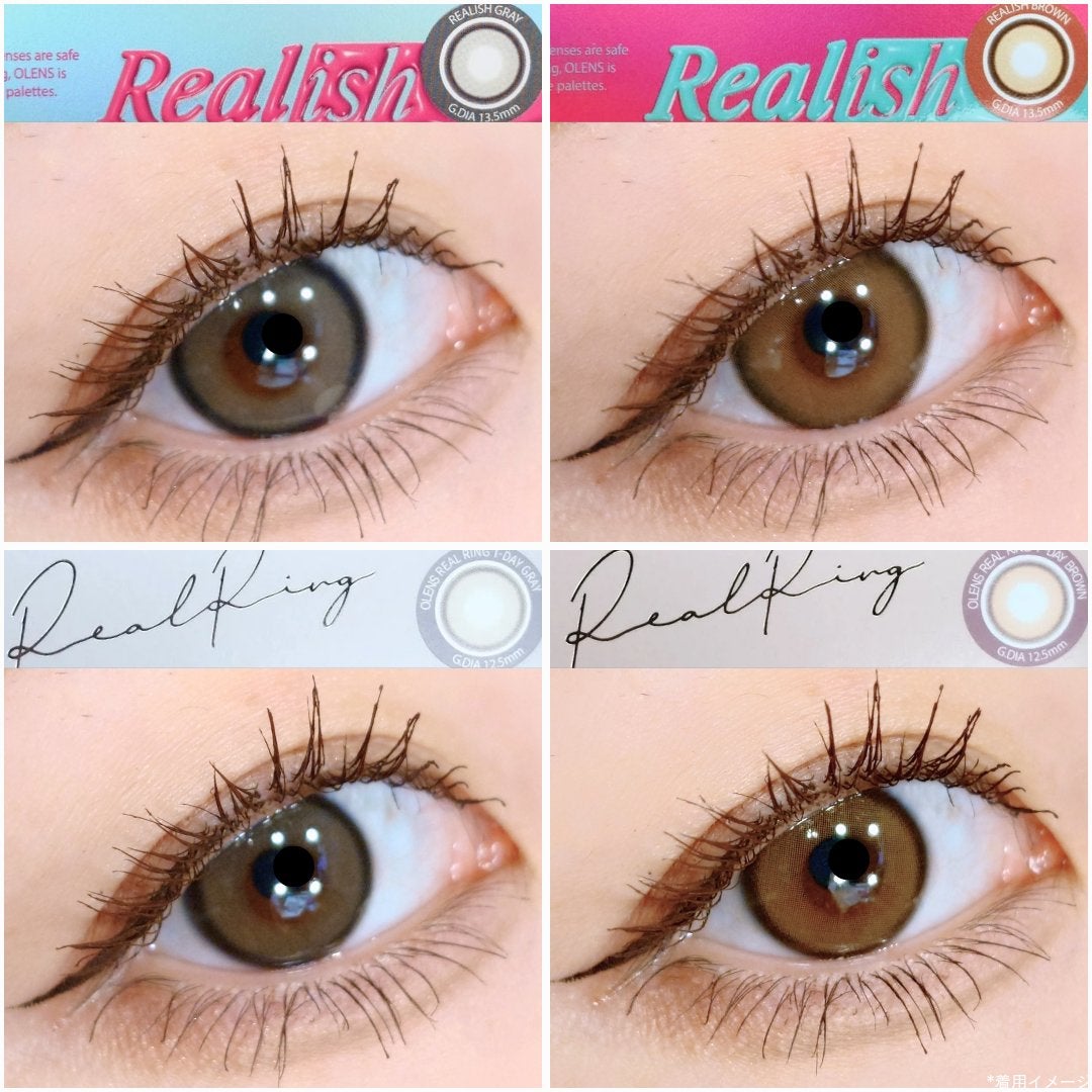 Real Ring 1day/OLENS/ワンデー(1DAY)カラコンを使ったクチコミ(5枚目)