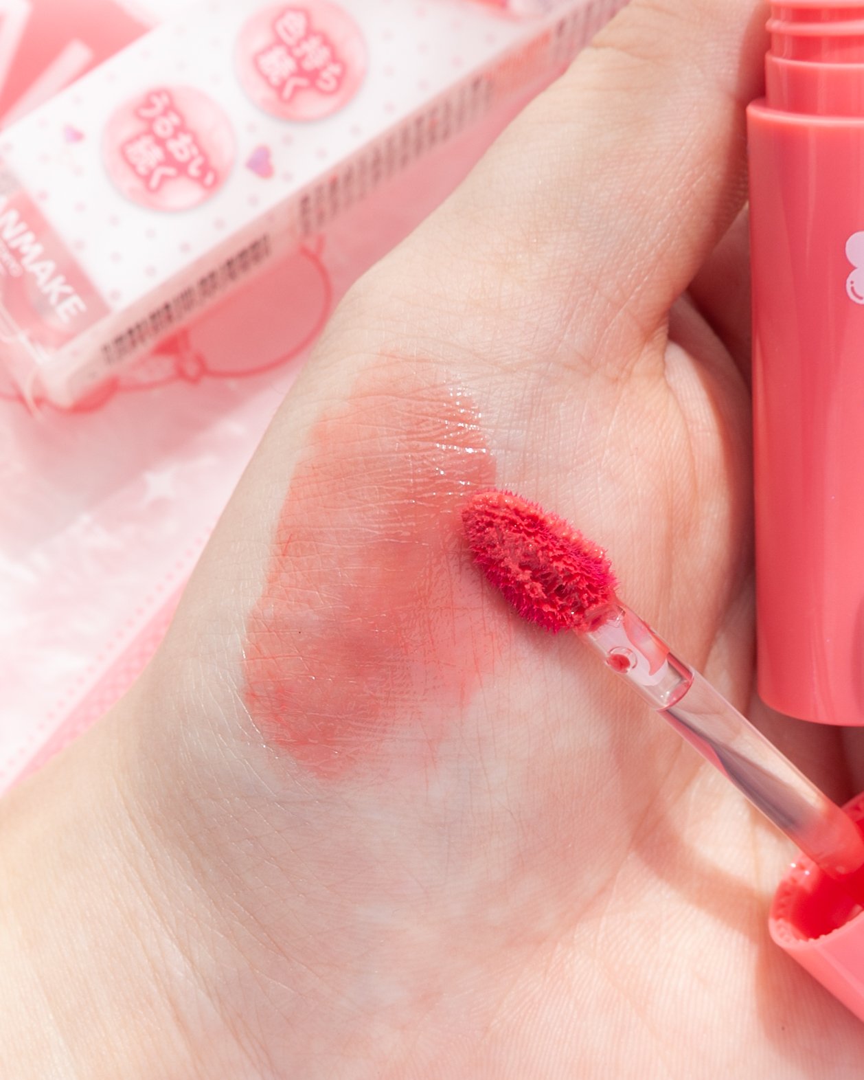 グラスティントシロップ/キャンメイク/リップティントを使ったクチコミ（2枚目）