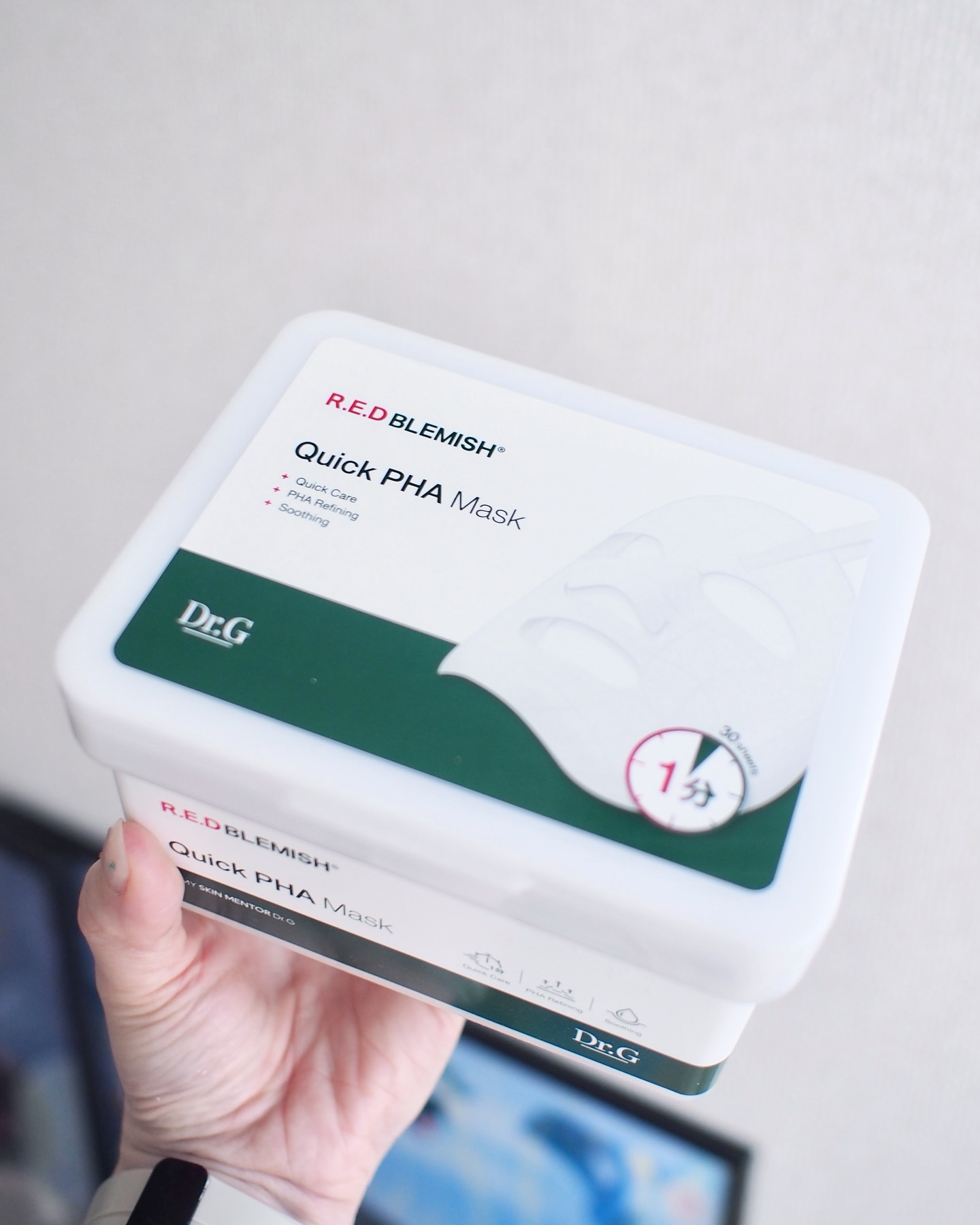 レッドブレミッシュクイックPHAシートマスク/Dr.G/シートマスク・パックを使ったクチコミ（2枚目）