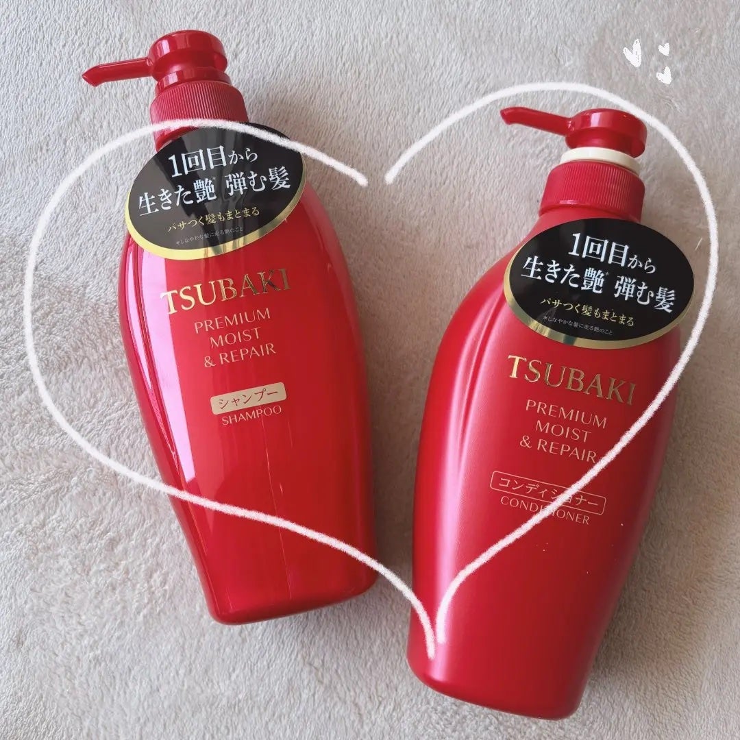 プレミアムモイスト シャンプー/ヘアコンディショナー/TSUBAKI/市販シャンプーを使ったクチコミ(1枚目)