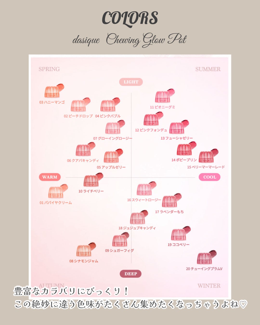 チューインググロウポット/dasique/口紅を使ったクチコミ(7枚目)