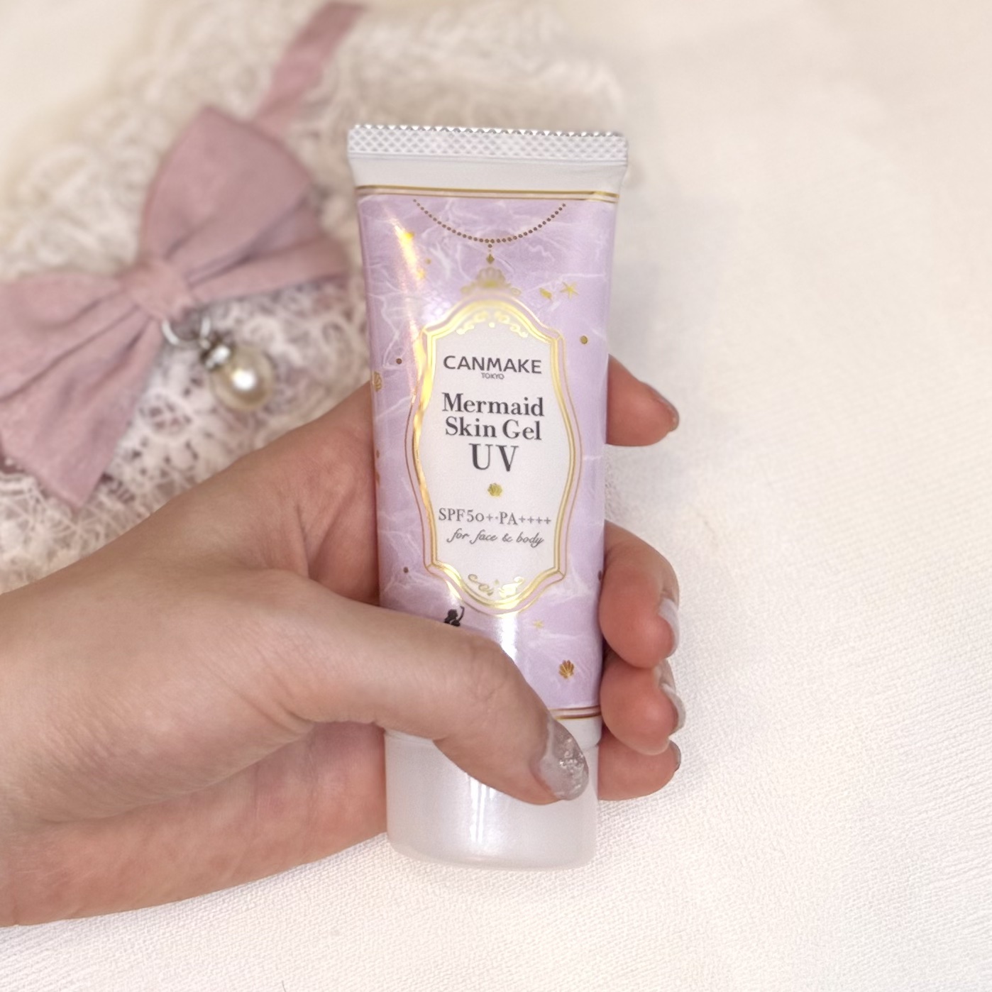 マーメイドスキンジェルUV/キャンメイク/日焼け止めジェルを使ったクチコミ（3枚目）