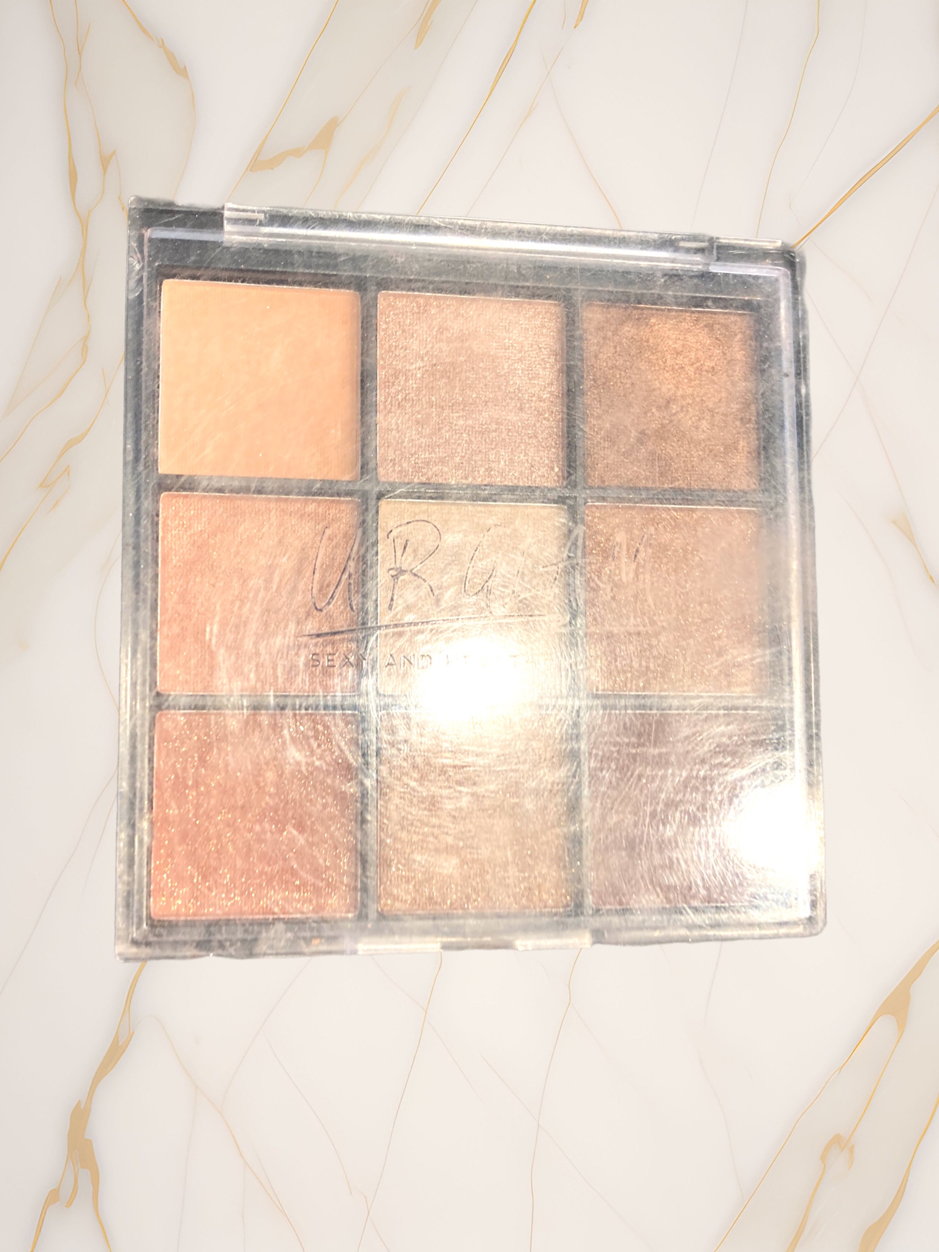 UR GLAM　BLOOMING EYE COLOR PALETTE/U R GLAM/アイシャドウパレットを使ったクチコミ（1枚目）