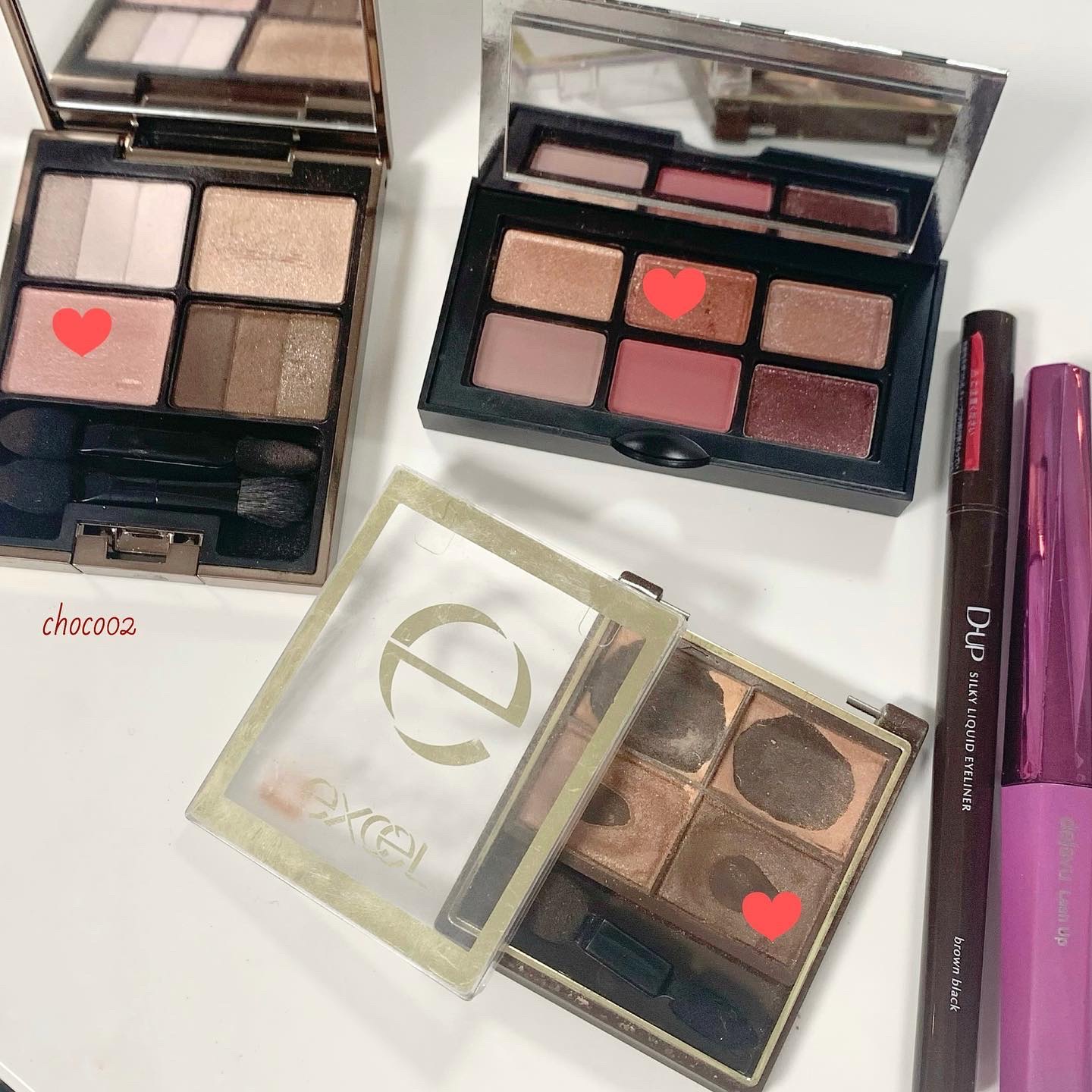 スキニーリッチシャドウ/excel/アイシャドウパレットを使ったクチコミ（1枚目）