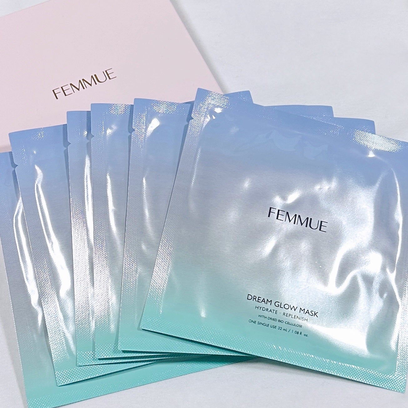 ドリームグロウマスク HR(保水・保湿)/FEMMUE/シートマスク・パックを使ったクチコミ(1枚目)