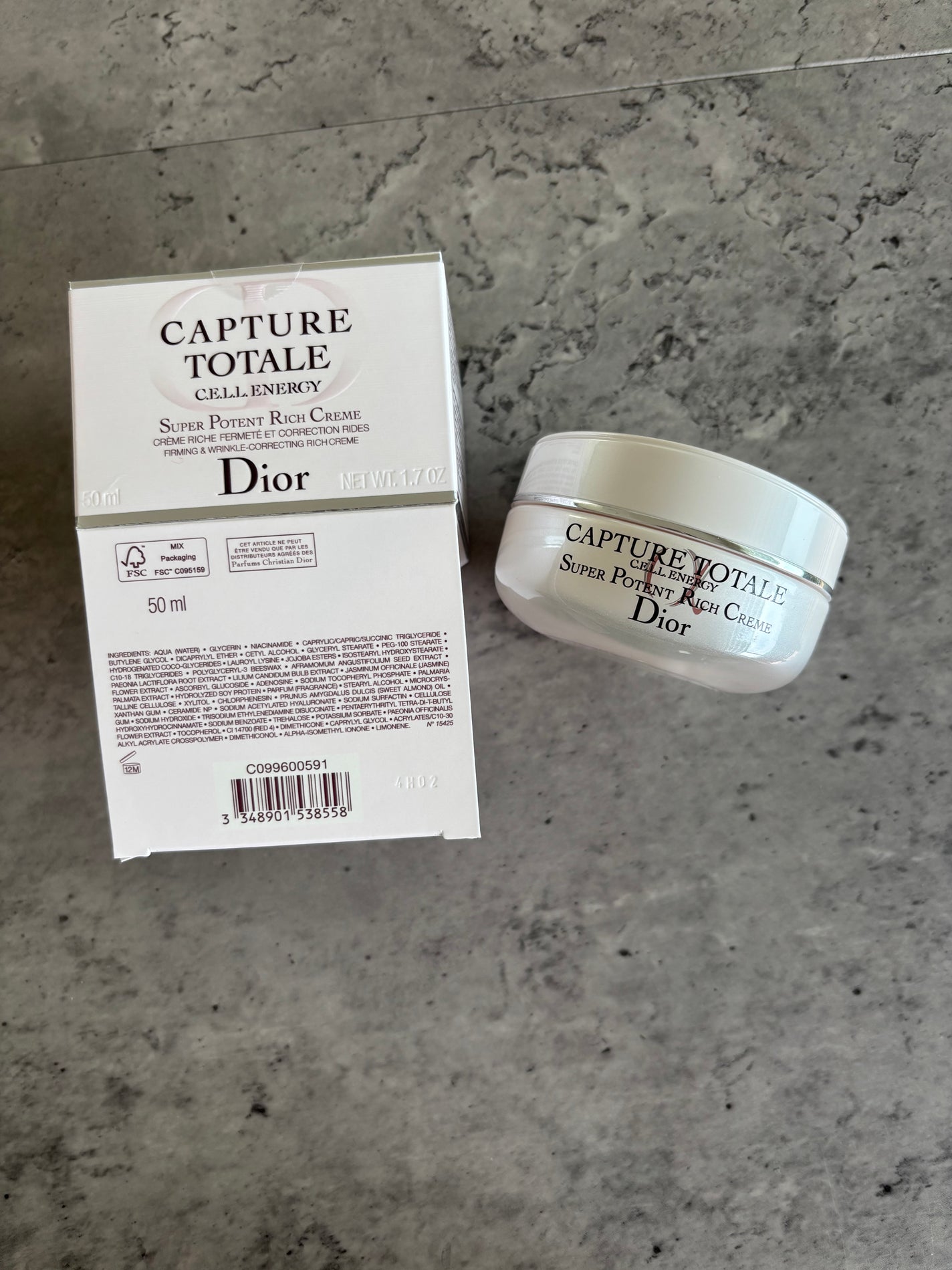 カプチュール トータル セル ENGY リッチ クリーム/Dior/フェイスクリームを使ったクチコミ(1枚目)