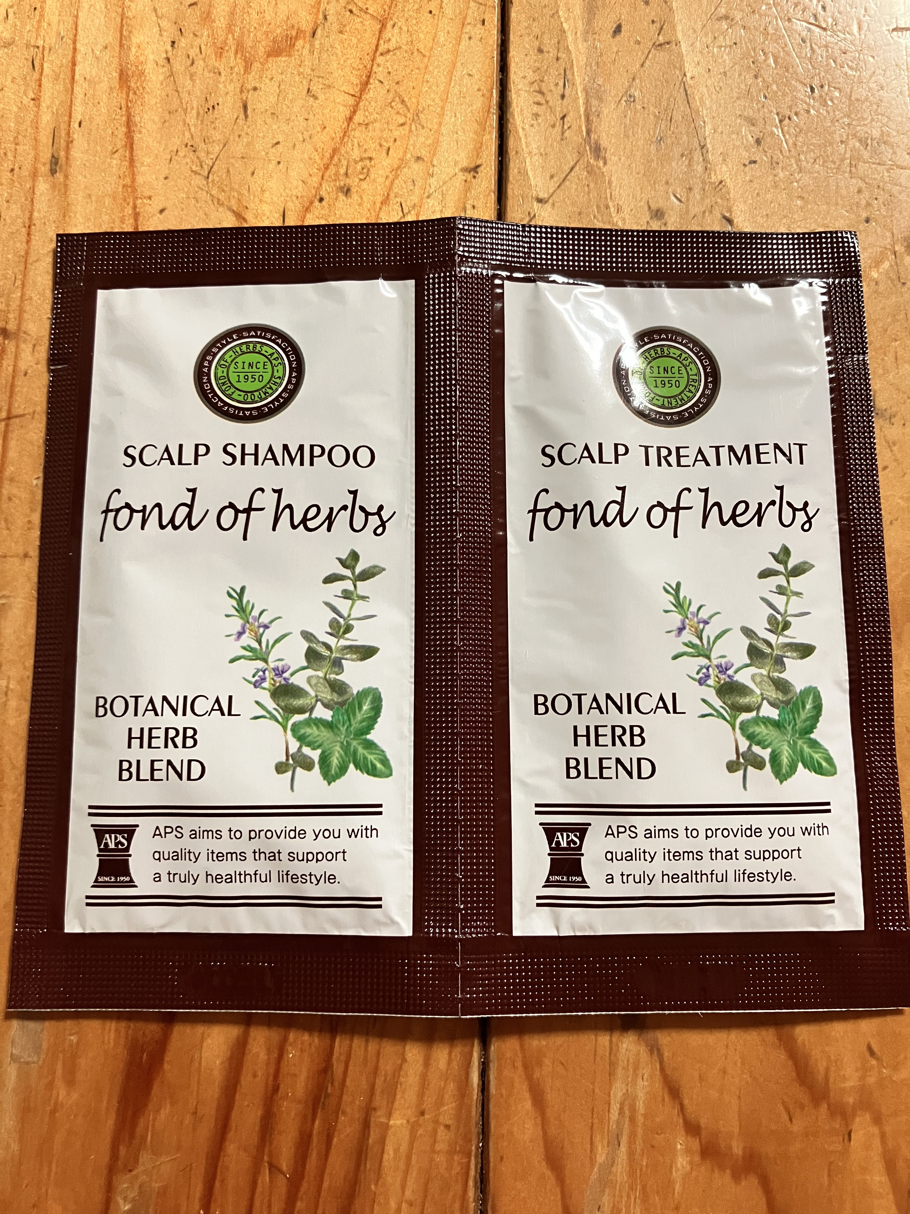 スカルプシャンプー／トリートメント（ハーブ）/APS/頭皮ケアを使ったクチコミ（1枚目）