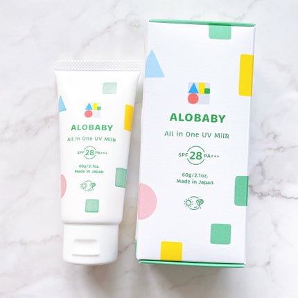 アロベビー オールインワンUVミルク/ALOBABY/日焼け止めミルクを使ったクチコミ(2枚目)