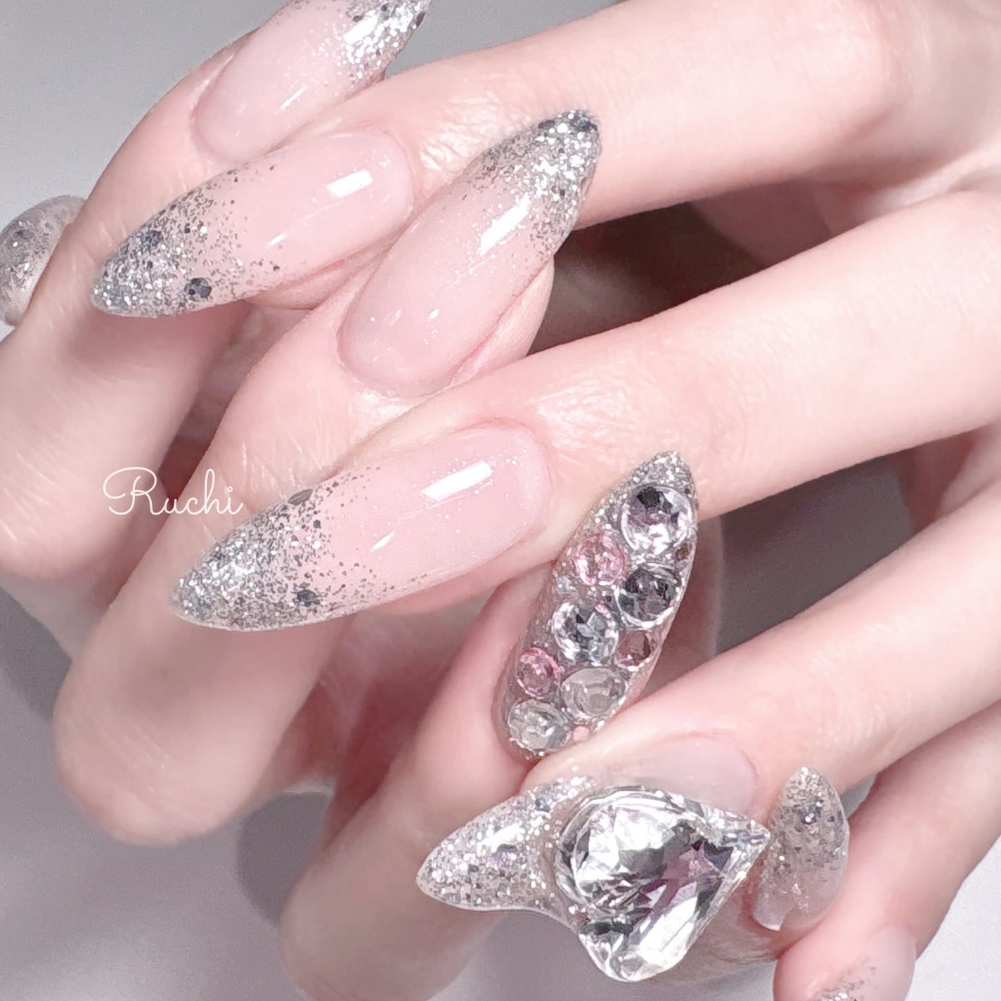 ジェルネイル(ライト対応)/セリア/ジェルネイルを使ったクチコミ(3枚目)