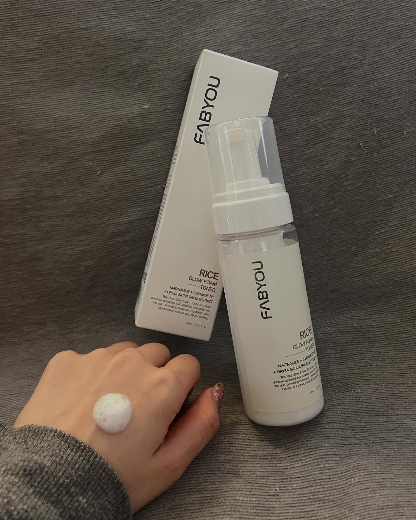 スワン✧*。 on LIPS 「【FABYOU】・RICEGLOWFOAMTONERポンプ式で..」(2枚目)