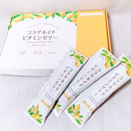 コラゲネイドビタミンゼリー(柚子レモン味)/新田ゼラチンダイレクト/美容サプリメントを使ったクチコミ(2枚目)