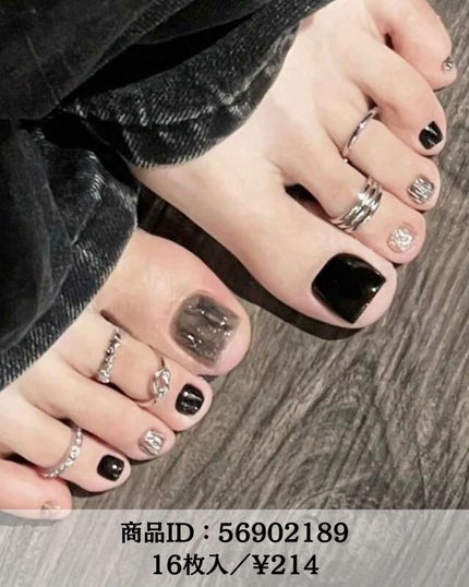 ネイルチップ/SHEIN/ネイルチップ・パーツを使ったクチコミ(4枚目)