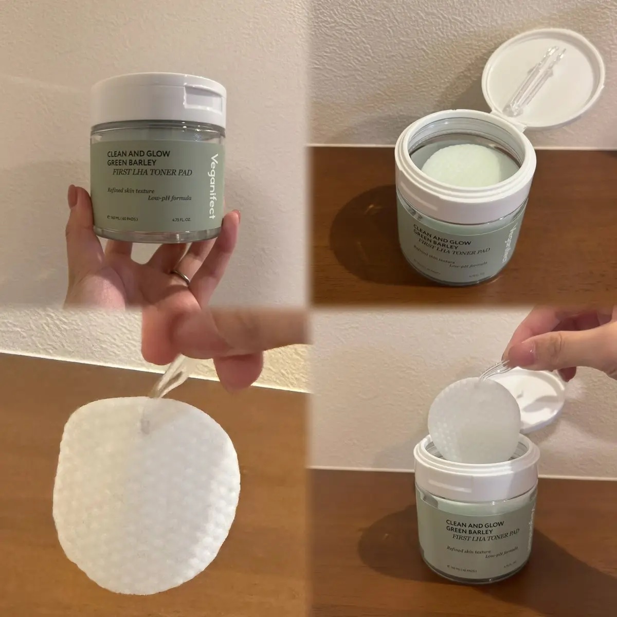 青麦ファーストLHAトナーパッド/Veganifect/トナーパッドを使ったクチコミ（3枚目）