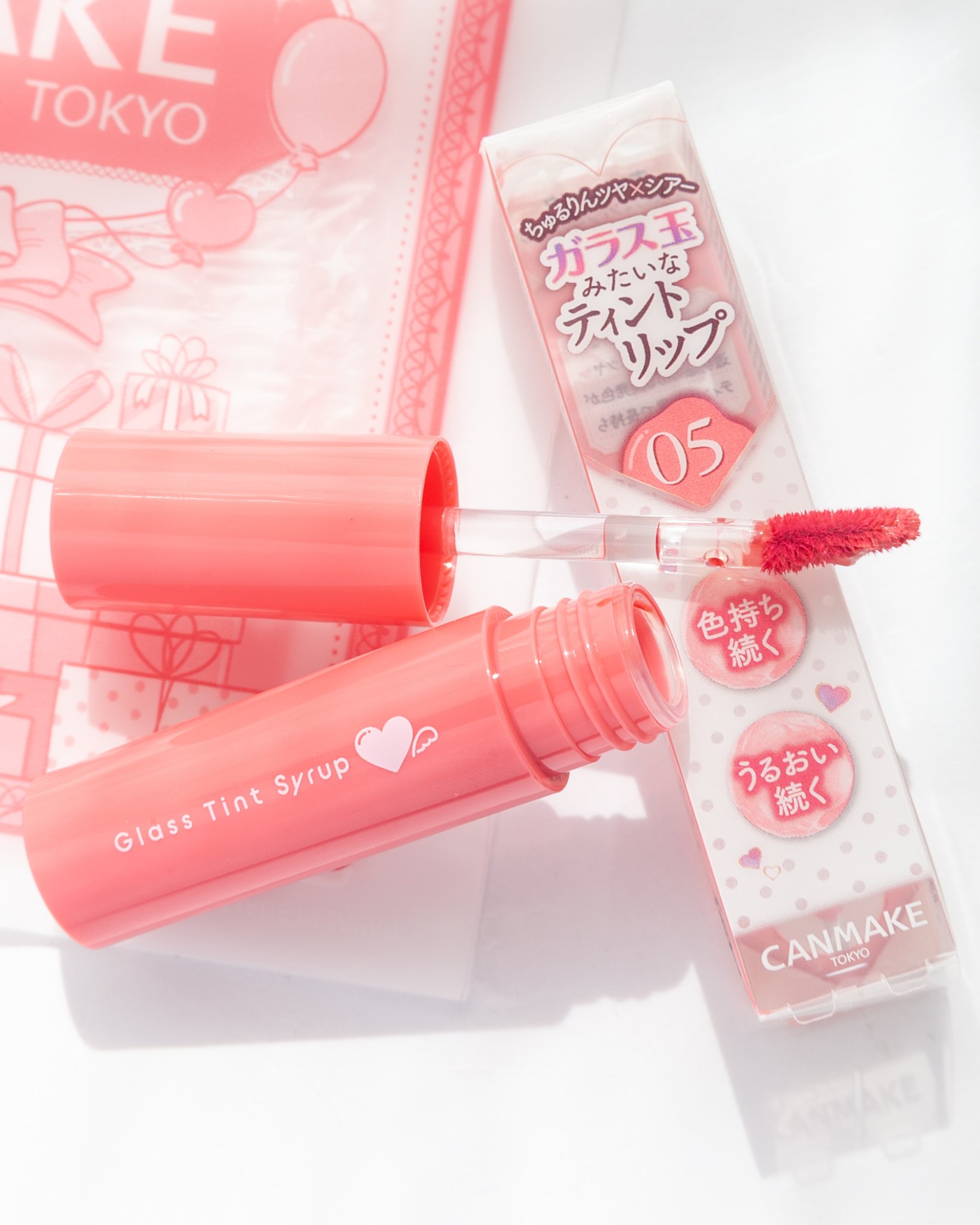 グラスティントシロップ/キャンメイク/リップティントを使ったクチコミ（1枚目）