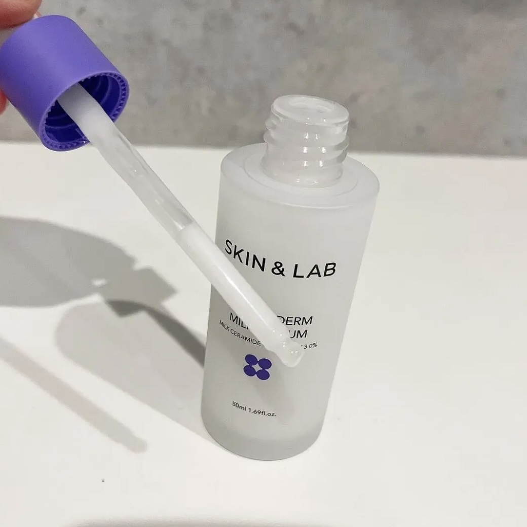 バリアダームミルキーセラム/SKIN&LAB/美容液を使ったクチコミ（2枚目）