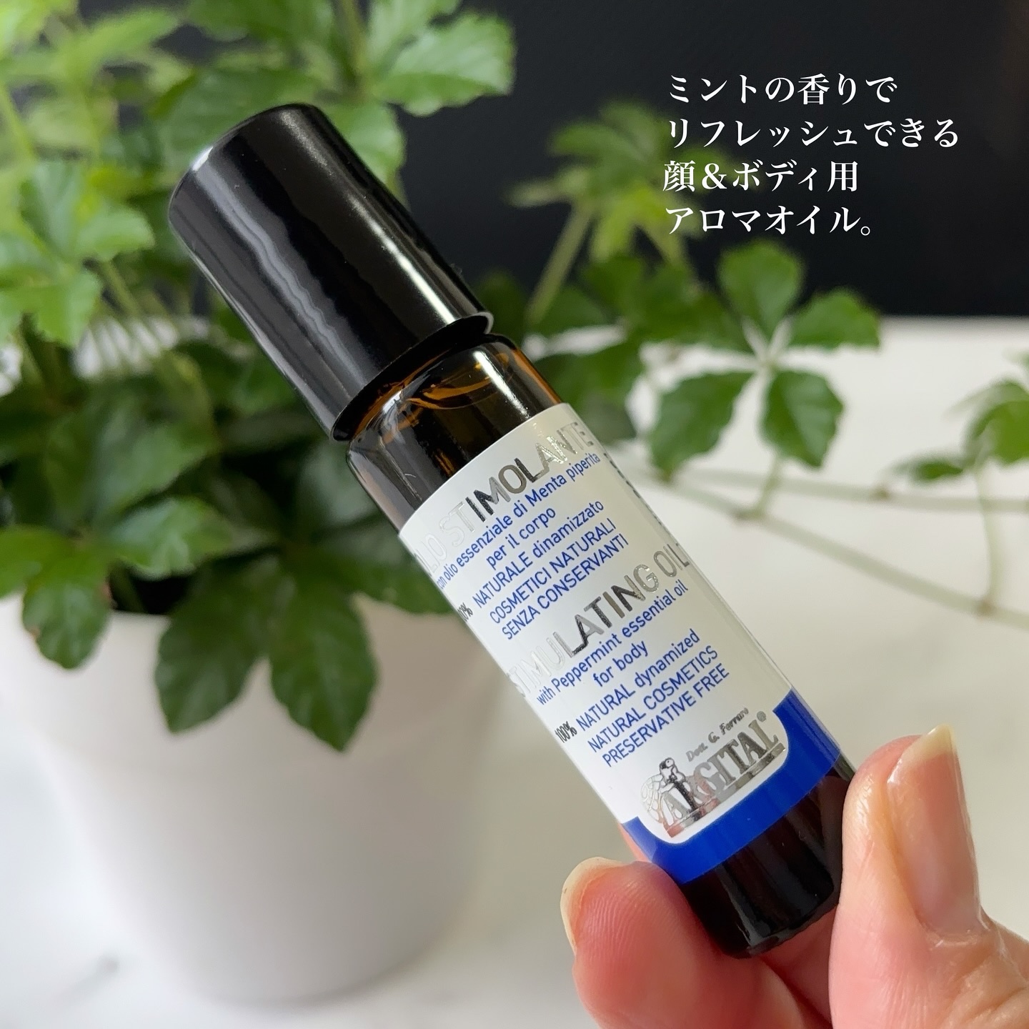 アルジタル　スティミュレイティングロールオン(ミント)/ARGITAL/香水(その他)を使ったクチコミ（2枚目）