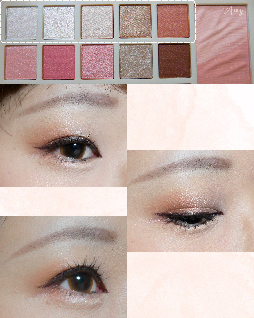 デザイナーアイズ＆チークパレット/PERFECT DIARY/アイシャドウを使ったクチコミ（3枚目）