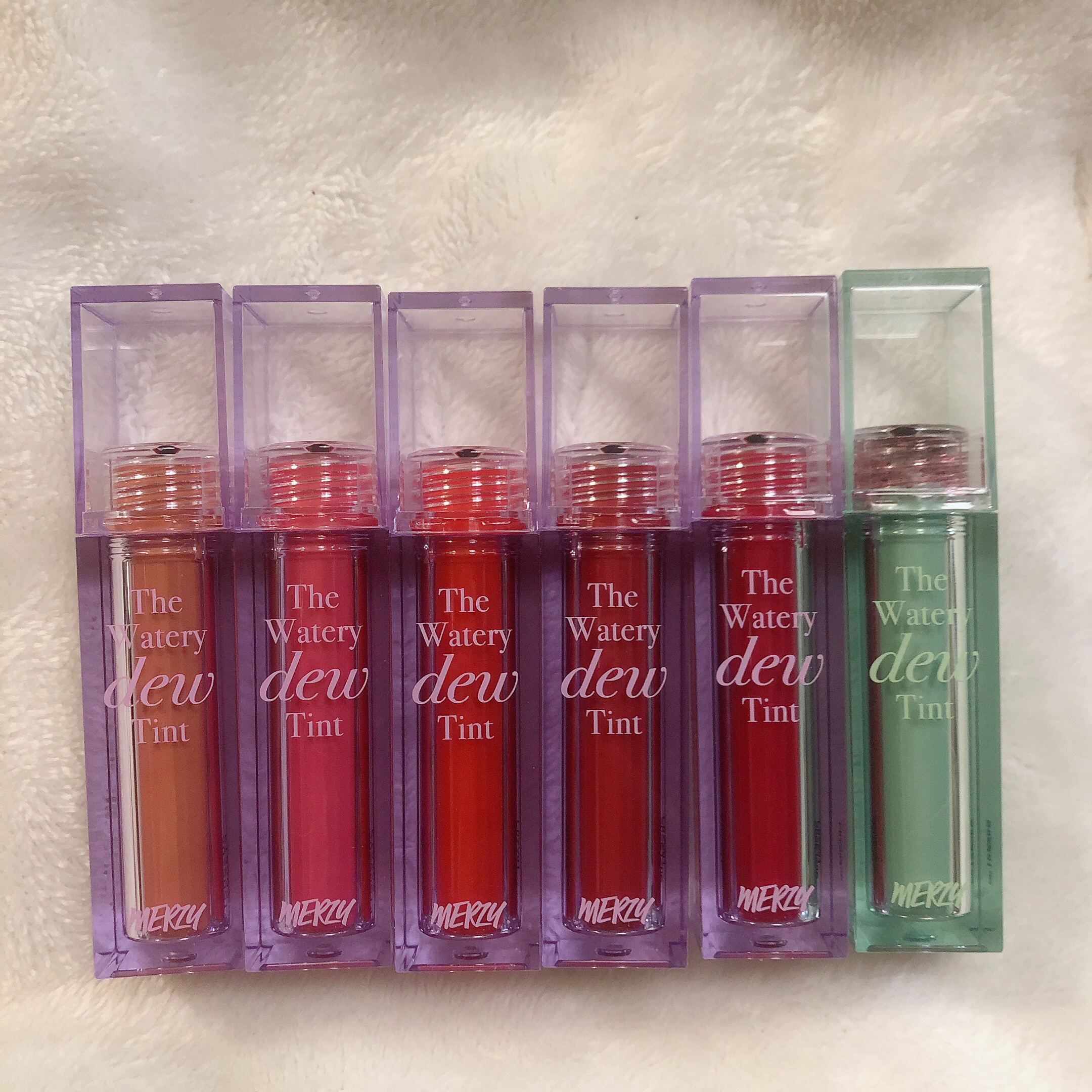 ザ ウォータリーデューティント/MERZY/リップティントを使ったクチコミ（1枚目）