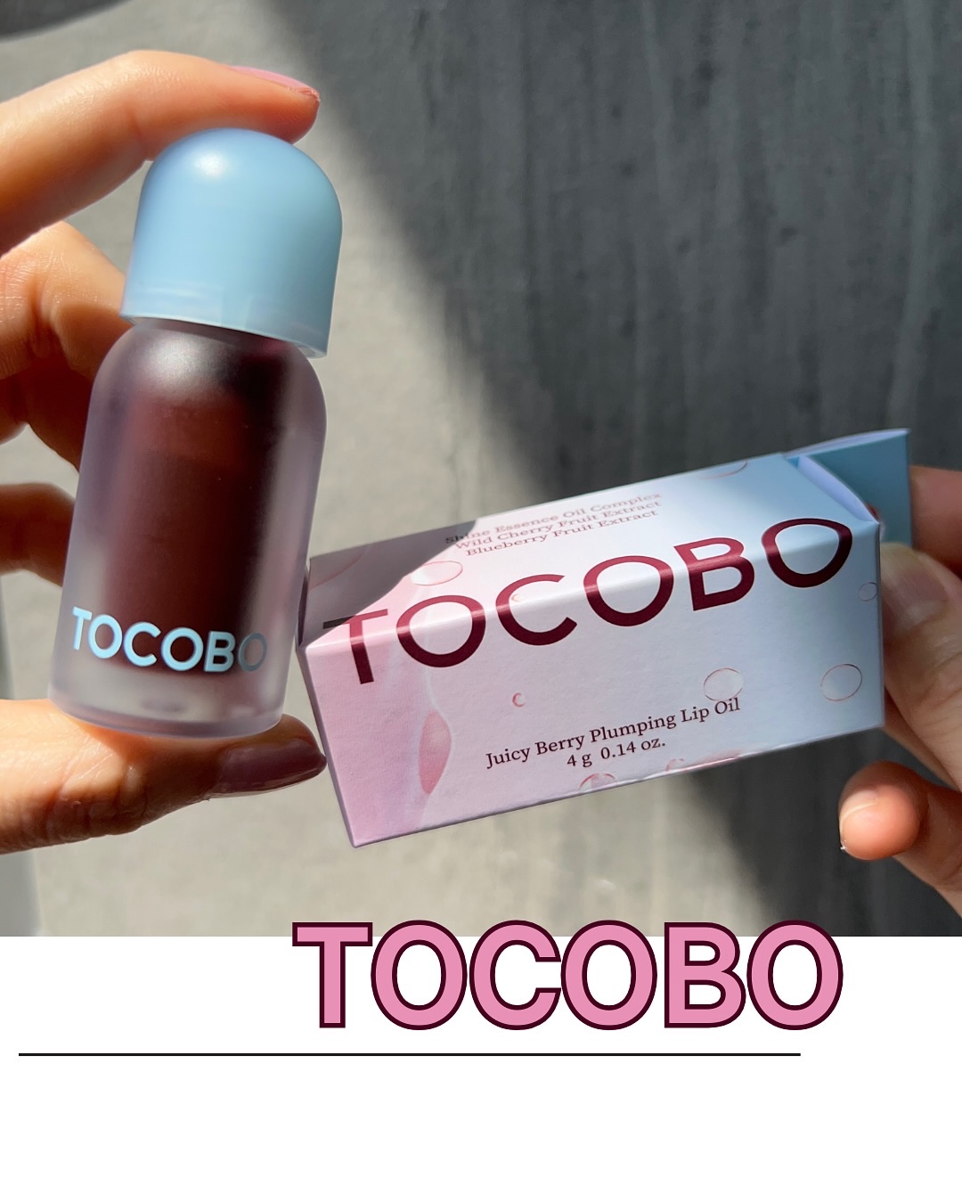 ジューシーベリープランピングリップオイル/TOCOBO/リップグロスを使ったクチコミ（1枚目）